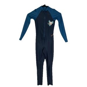 Nabaiji‎ Decathlon Swimwear Wetsuit Lightweight Swimsuit Rash Guard UPF 50 Navy